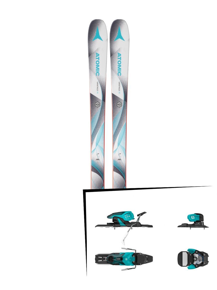 Set: Atomic Vantage 85 W 2018 + Salomon Warden 11 turquoise/black - Bild 1