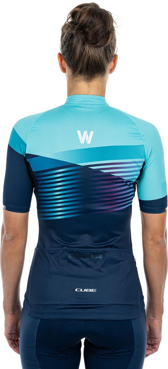 Cube Teamline WS Trikot kurzarm, blue´n´mint - Bild 3