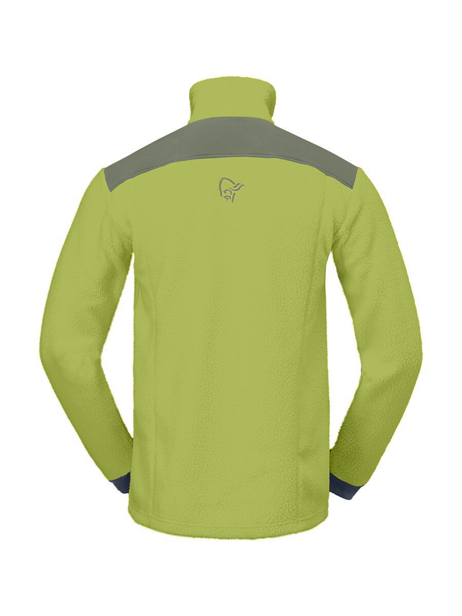 Norrona trollveggen warm3 Jacket M's, dark citron/deep lichen green - Bild 3