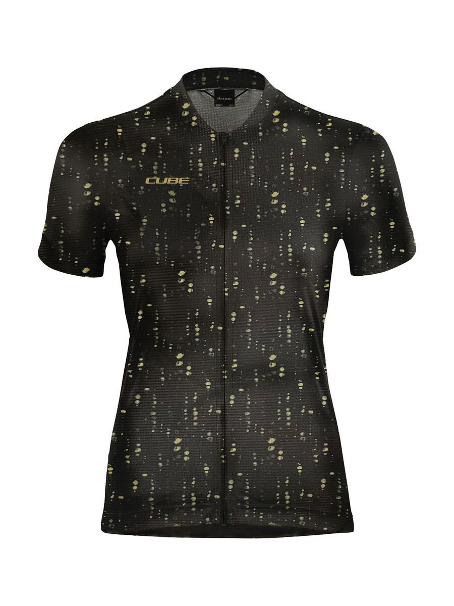 Cube ATX WS Trikot Full Zip CMPT kurzarm, black pattern - Bild 1