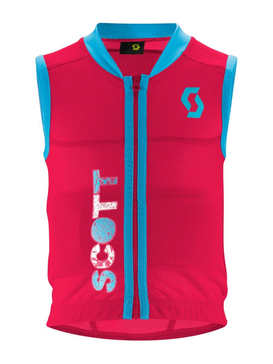 Scott Junior Actifit Vest Protector, berry pink/bermuda blue print - Bild 1