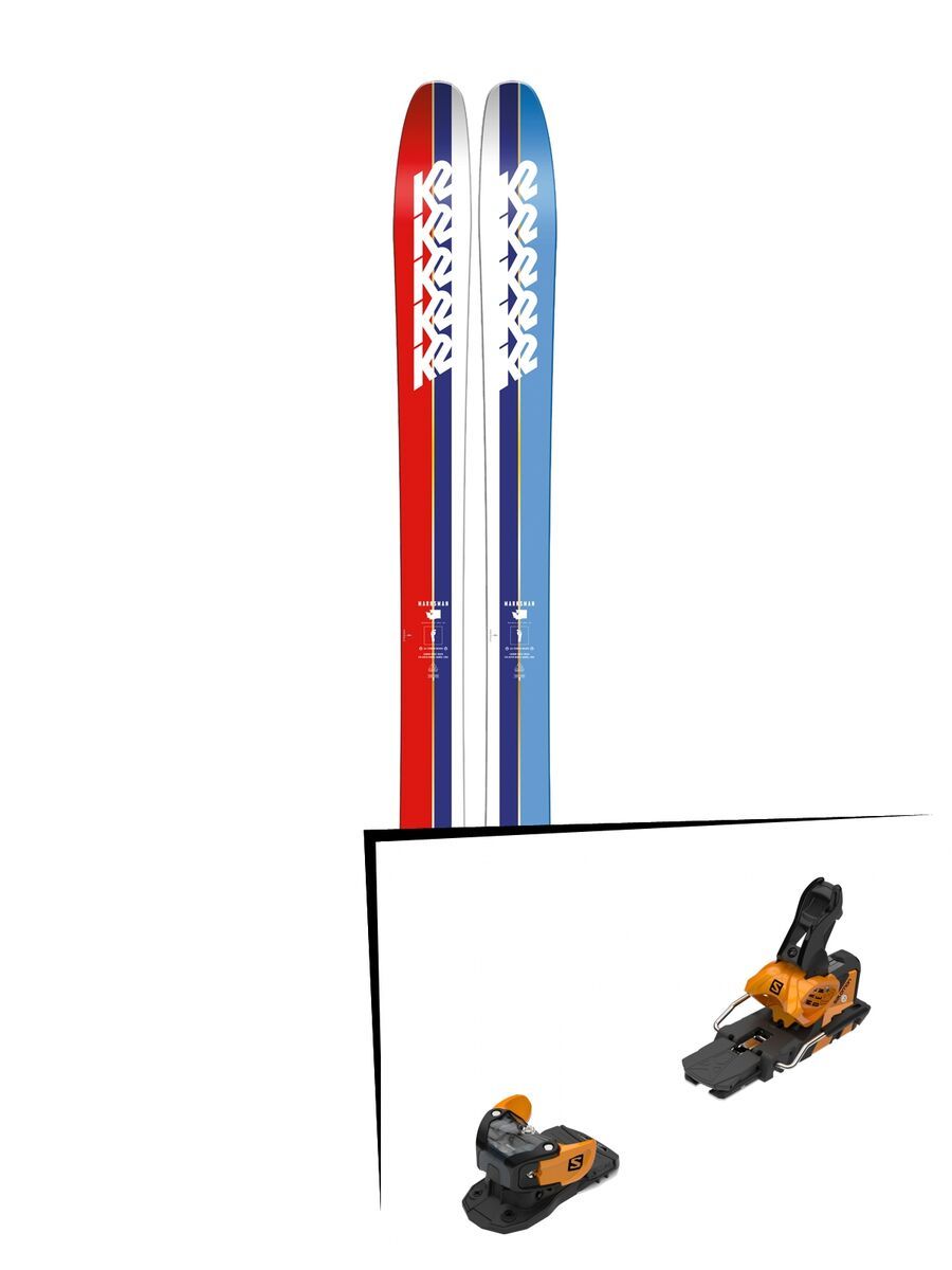 Set: K2 SKI Marksman 2019 + Salomon Warden MNC 13 saffron/black - Bild 1