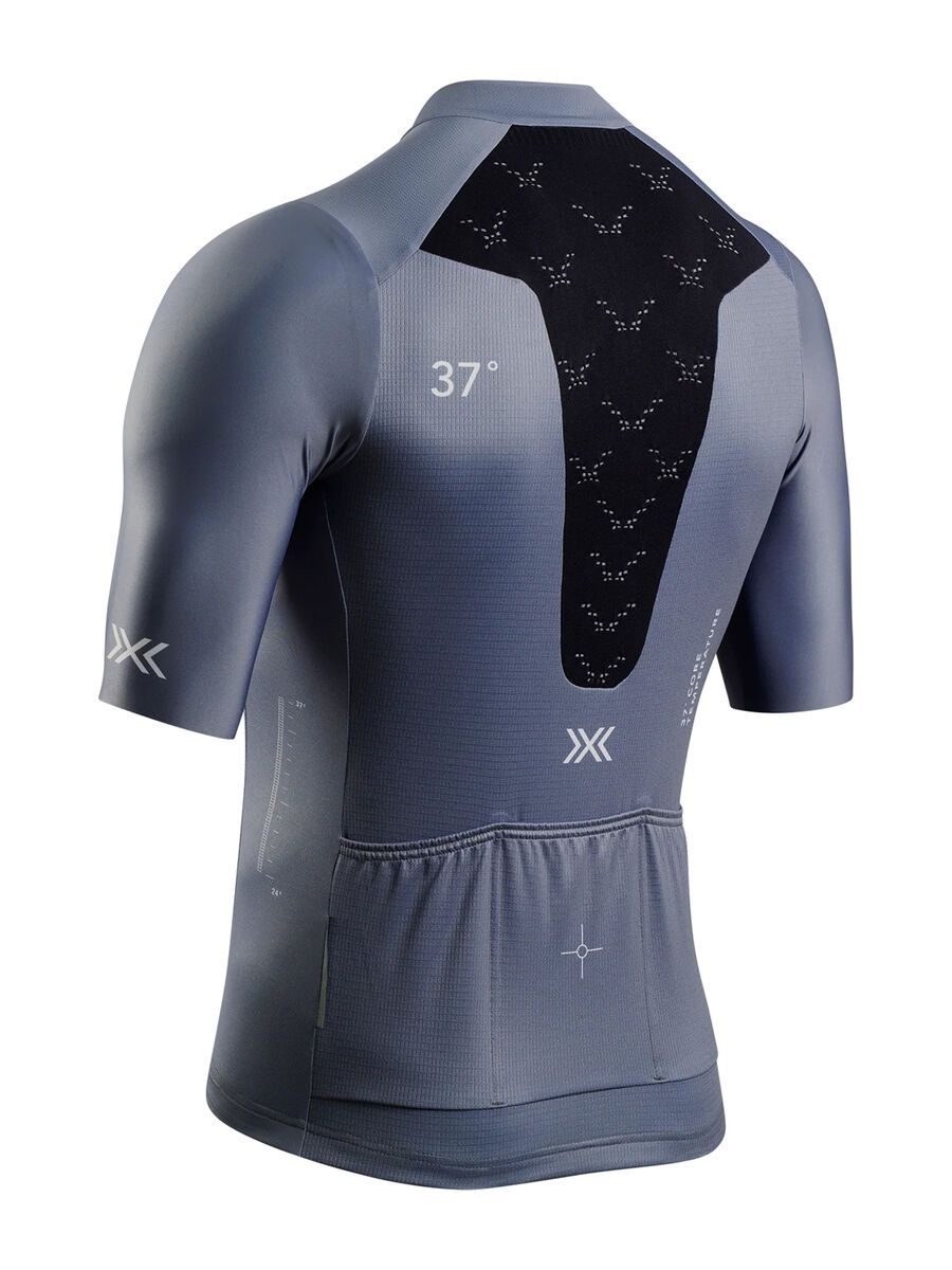 X-Bionic Corefusion Ride Jersey SS Men, rhino grey - Bild 2