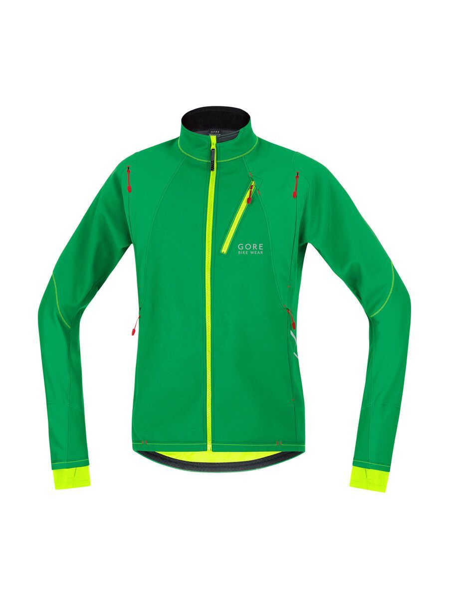 Gore Bike Wear Fusion Cosmo Windstopper SO Jacke, fresh green/neon yellow - Bild 1