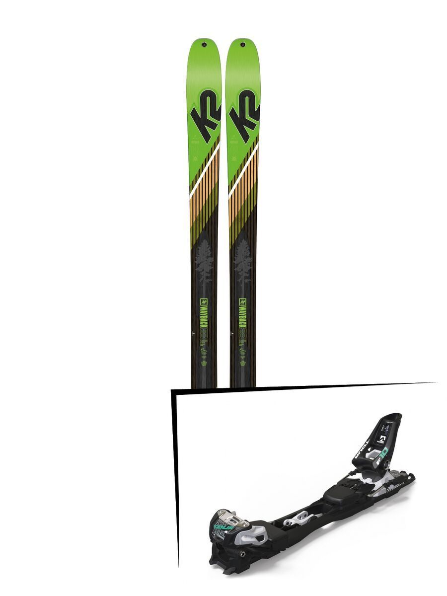 Set: K2 SKI Wayback 88 2019 + Marker F10 Tour black/white - Bild 1