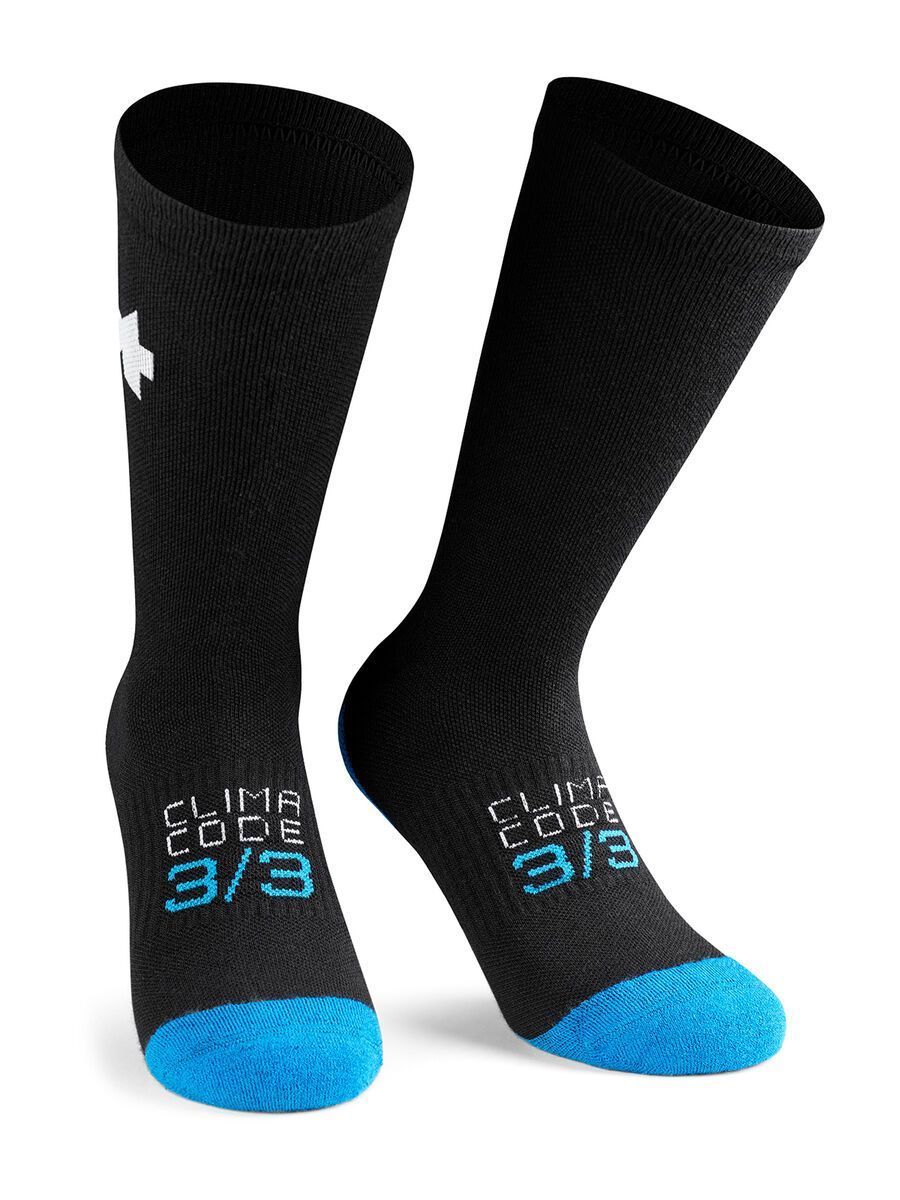 Assos Ultraz Winter Socks P1, black series - Bild 1