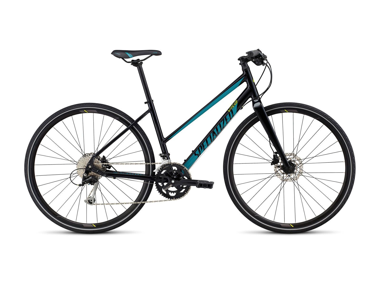 Specialized Vita Sport Step Through, gloss blue flake tint/light turquoise/hyper green - Bild 1
