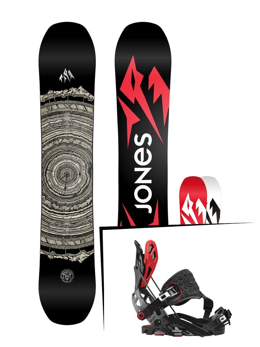 Set: Jones Ultra Mountain Twin 2017 + Flow Fuse-GT Hybrid (1718348S) - Bild 1