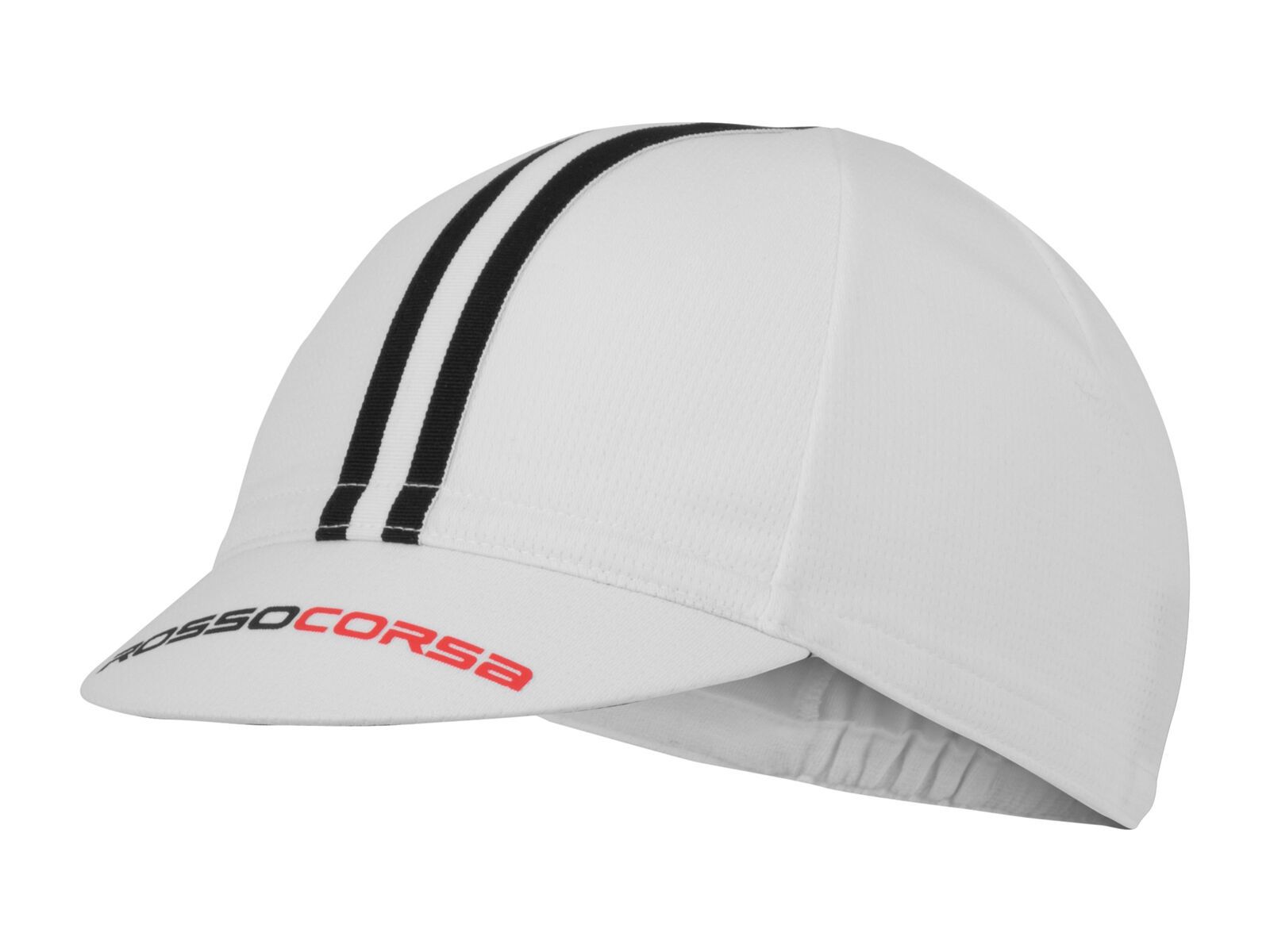 Castelli Rosso Corsa Cycling Cap, white/black - Bild 1