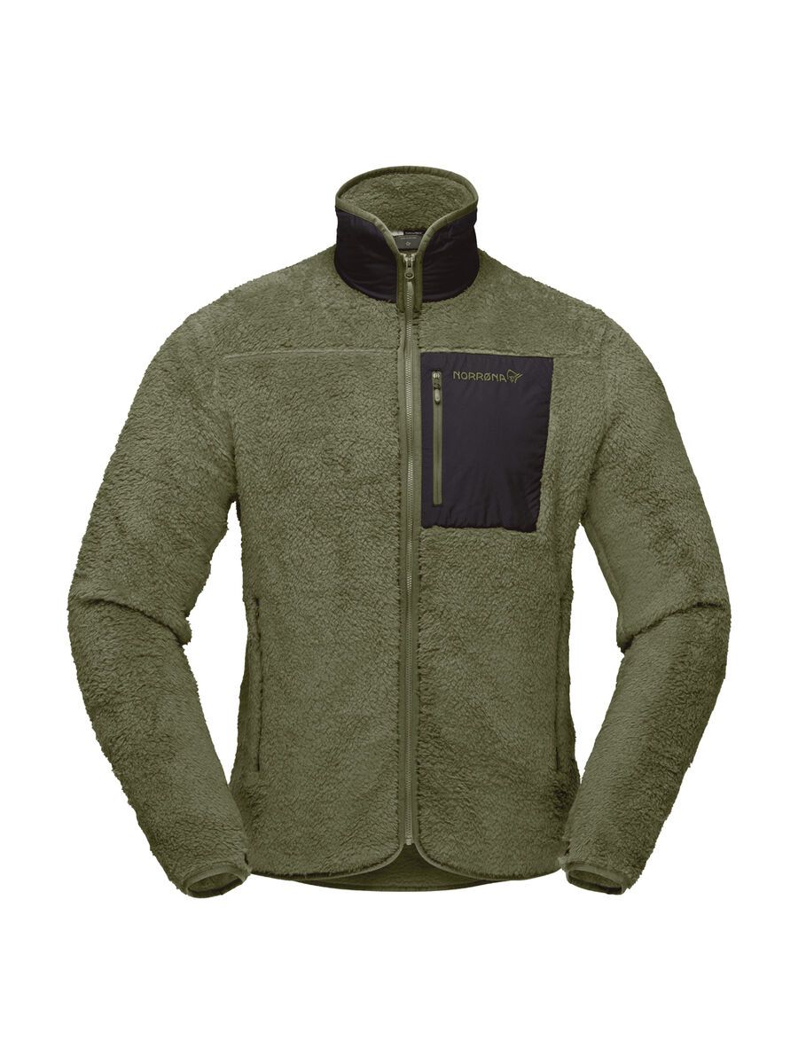 Norrona warm3 Jacket M's, olive night - Bild 1