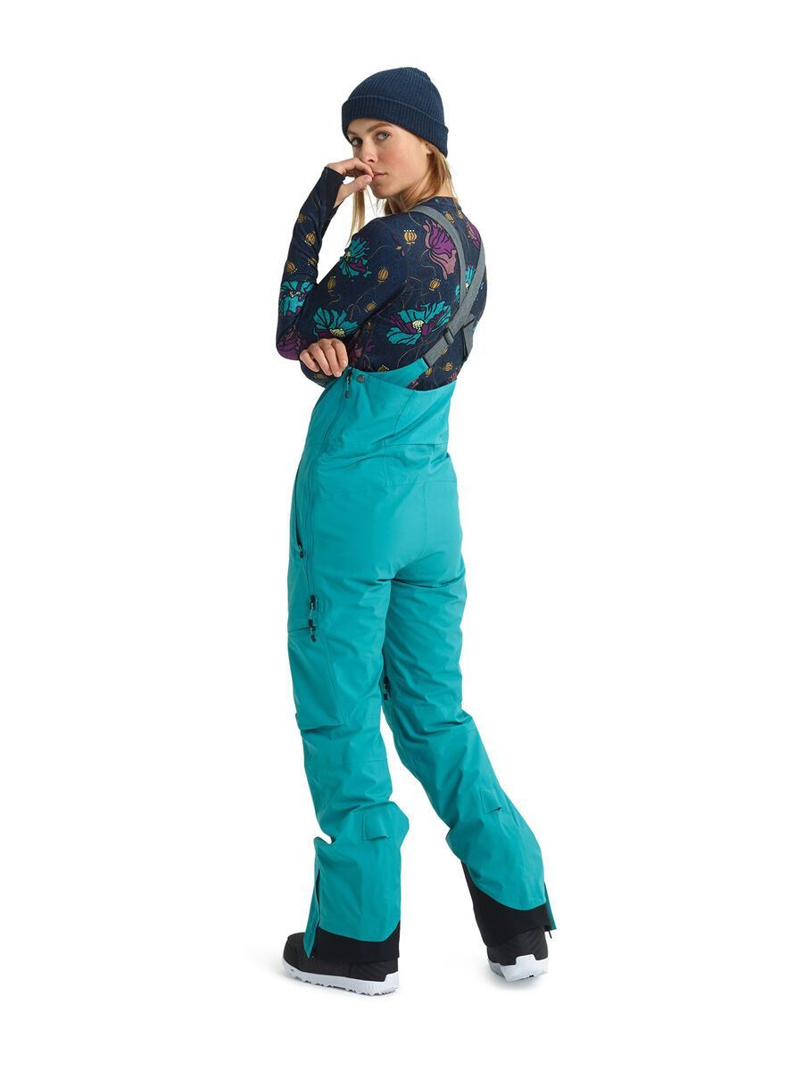 Burton Women's [ak] Gore-Tex Kimmy 2L Bib Pant, green-blue slate - Bild 4