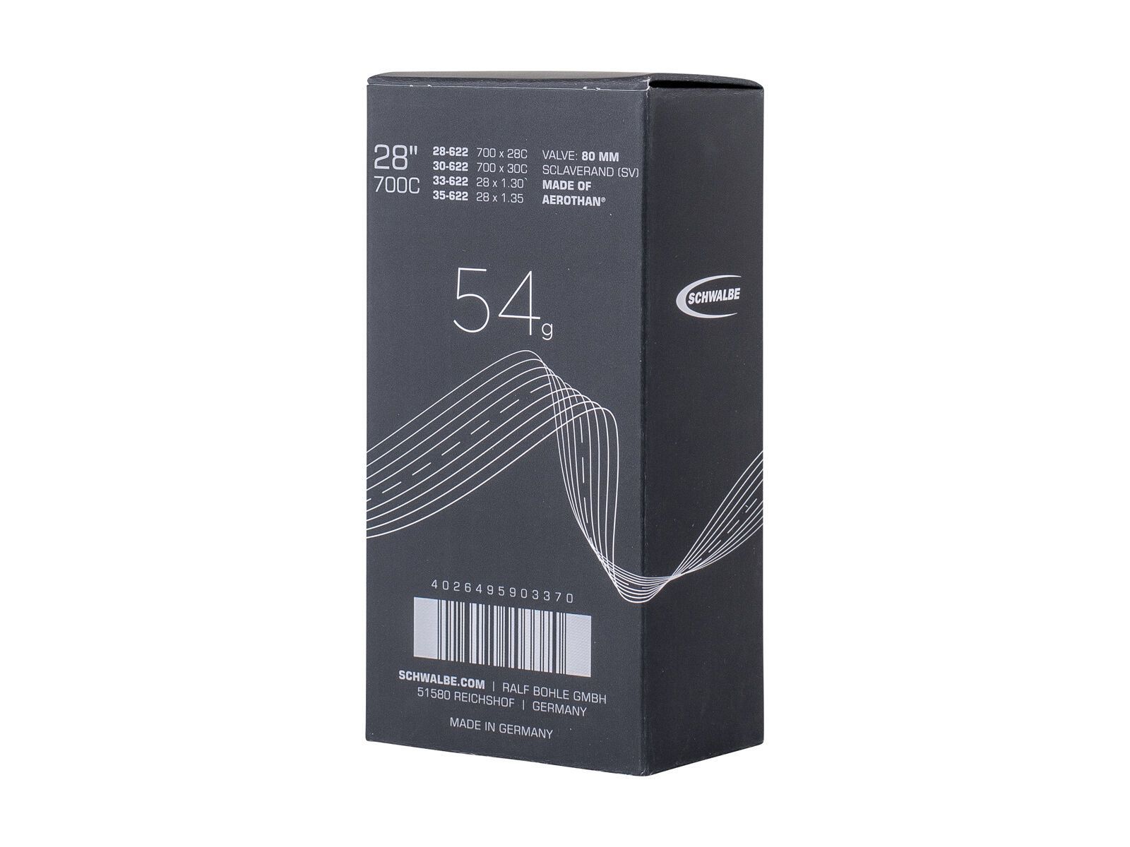 Schwalbe Aerothan Tube SV 16E 28/700C Endurance Race - 28/35-622 / 80 mm - Bild 2