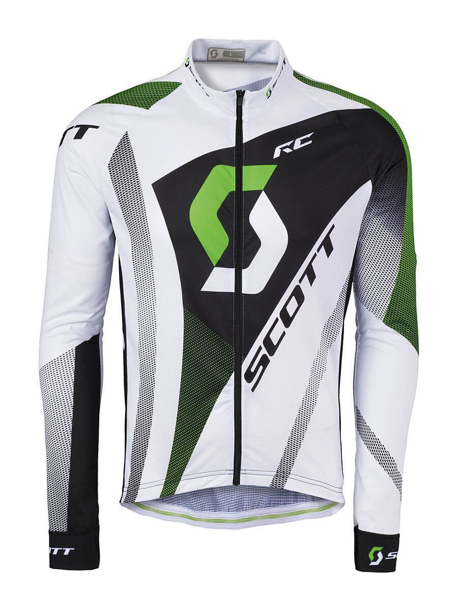 Scott RC Pro Light l/sl Shirt, white/green - Bild 1