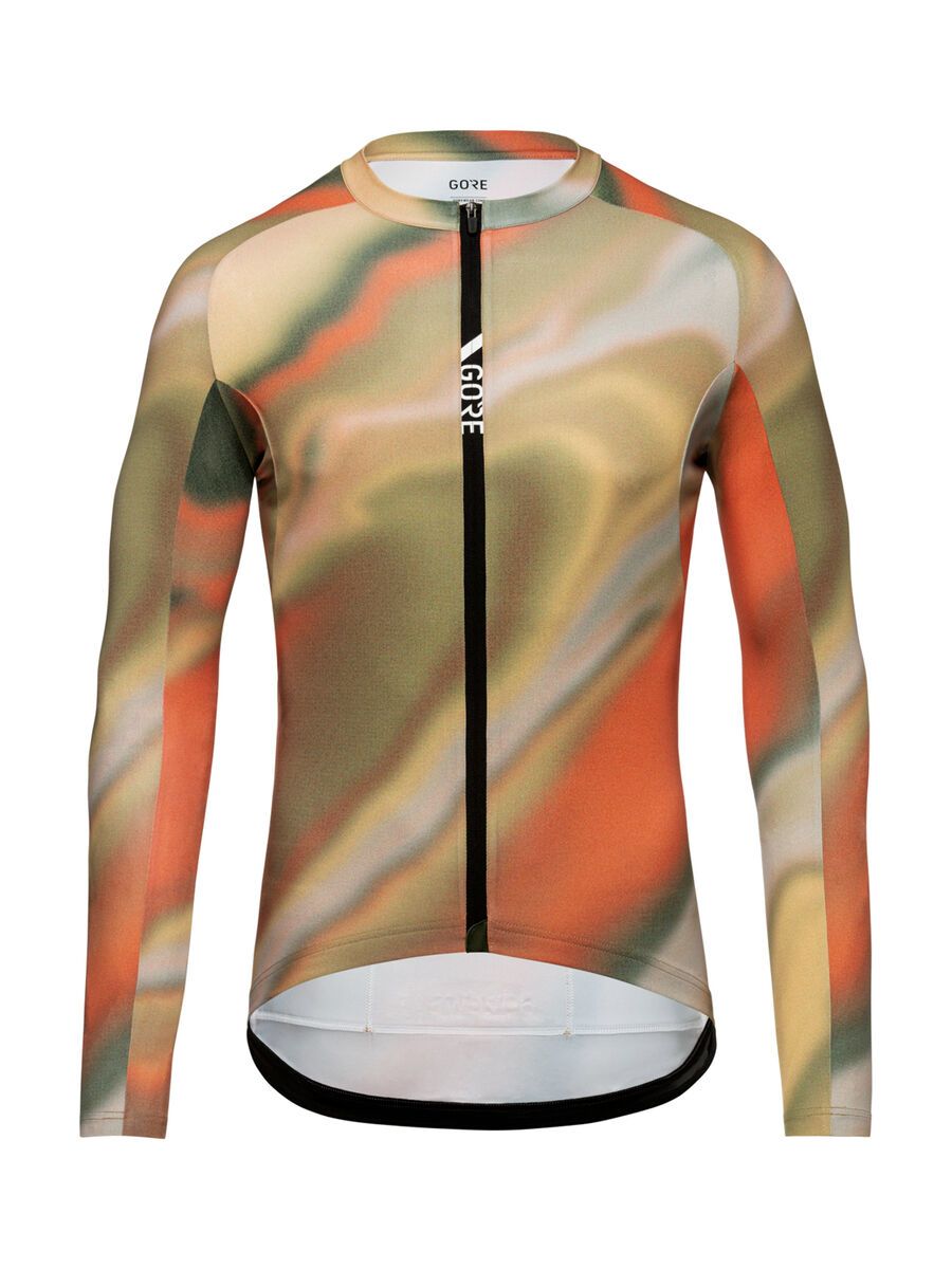 GOREWEAR Torrent Langarm Trikot Herren, tech beige/fireball - Bild 1