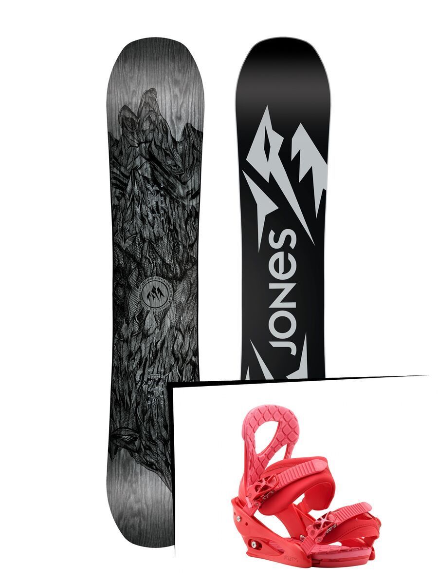 Set: Jones Ultra Mountain Twin 2019 + Burton Stiletto (1931121S) - Bild 1