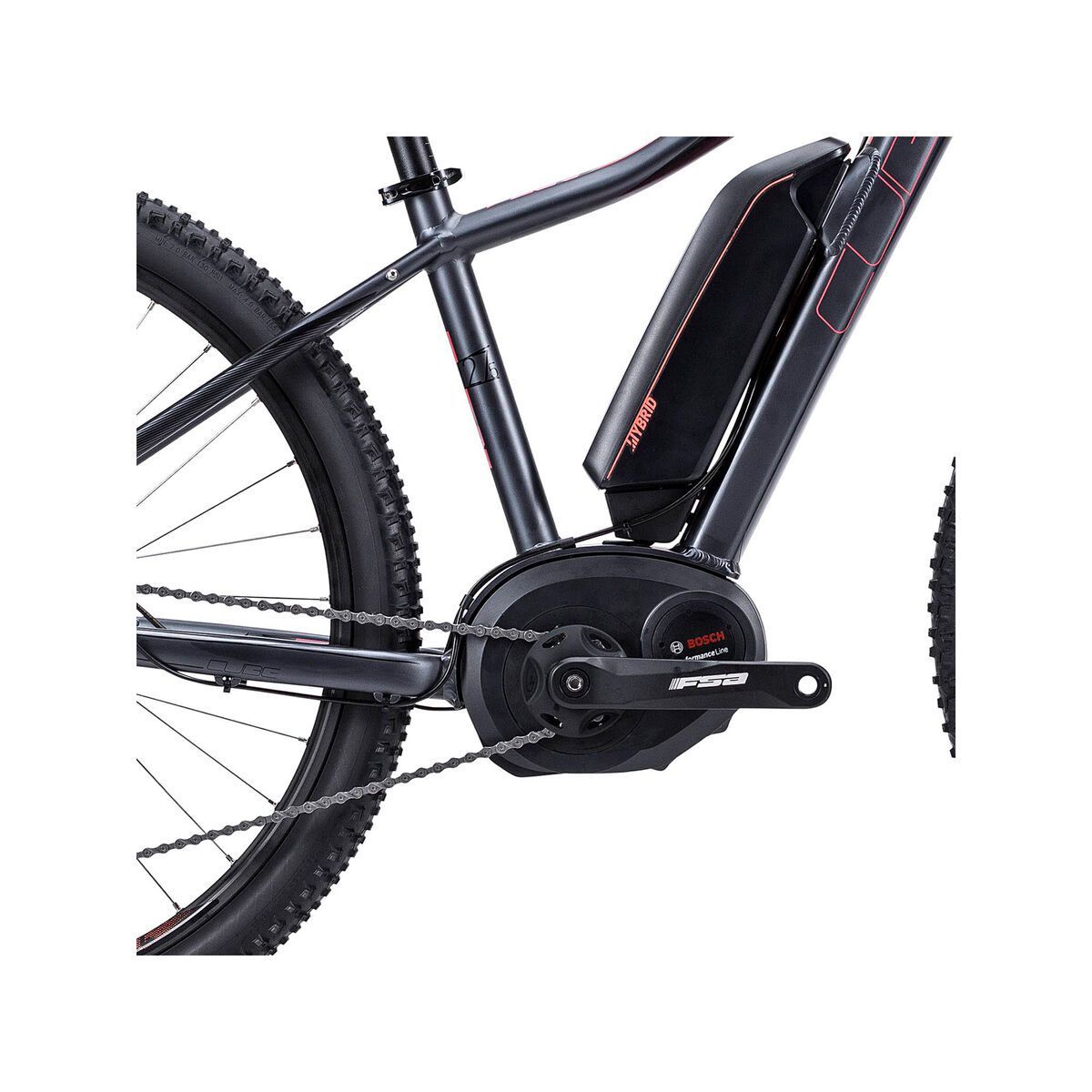 Cube Access WLS Hybrid Pro 27.5, anthrazit/coral - Bild 3