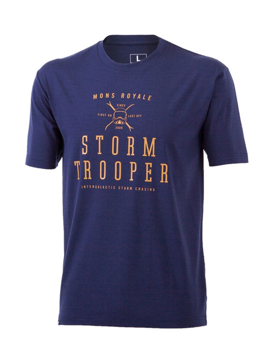 Mons Royale T Shirt, navy - Bild 1