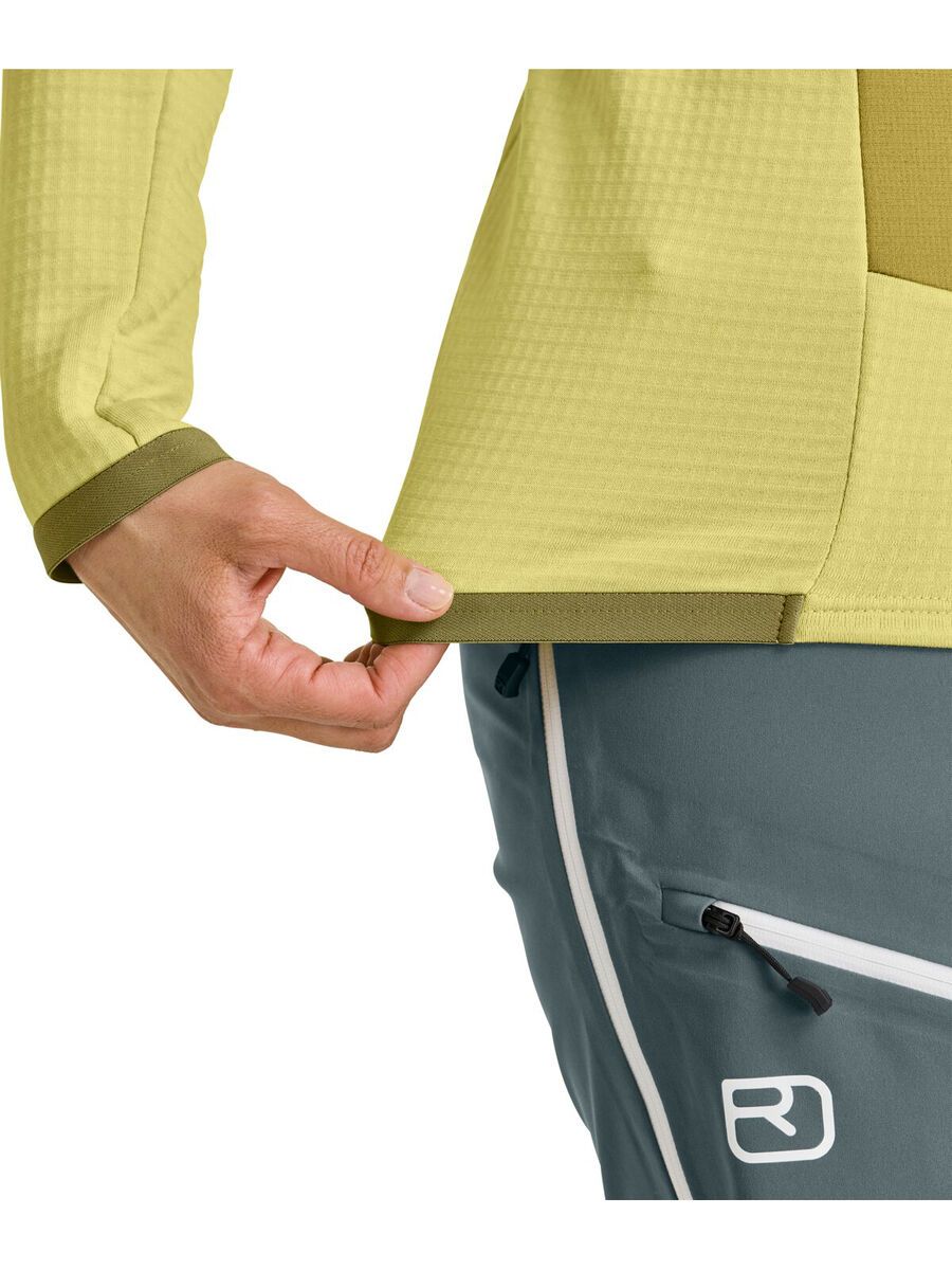 Ortovox Merino Fleece Grid Jacket W, autumn leaves - Bild 5