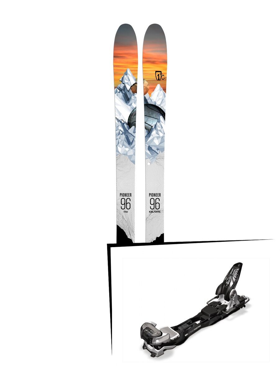 Set: Icelantic Pioneer 96 2018 + Marker Baron EPF 13 - Bild 1