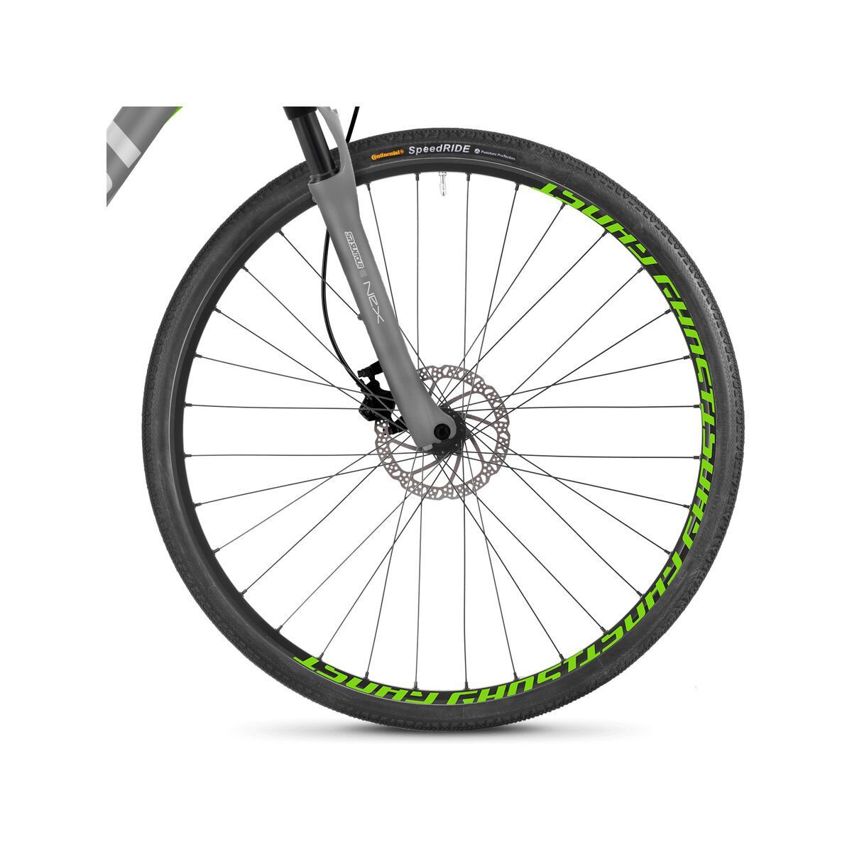 Ghost Square Cross 2.8 AL, urban gray/palladium silver/neon green - Bild 2