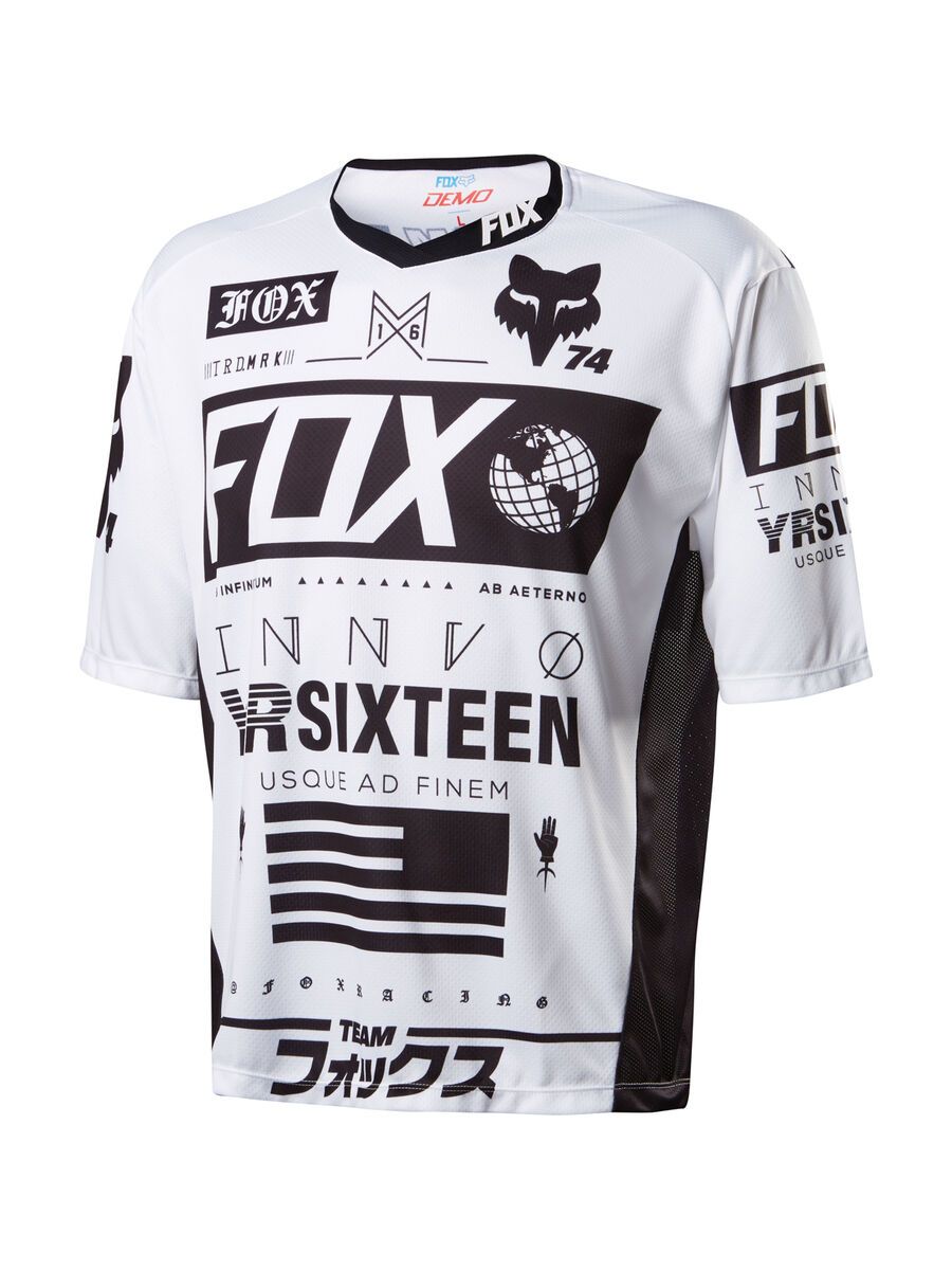 Fox Demo SS Union Jersey, white - Bild 1
