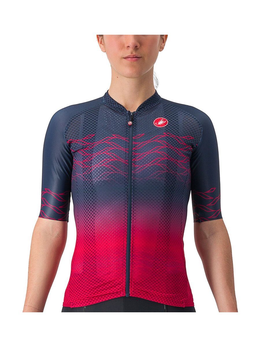 Castelli Climber's 2.0 W Jersey, belgian blue/persian red - Bild 1