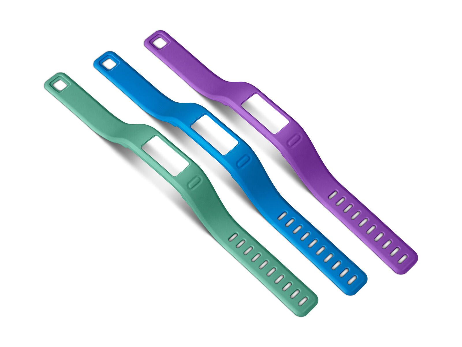 Garmin vivofit Wechselarmbänder, blau, lila, türkis - Bild 1