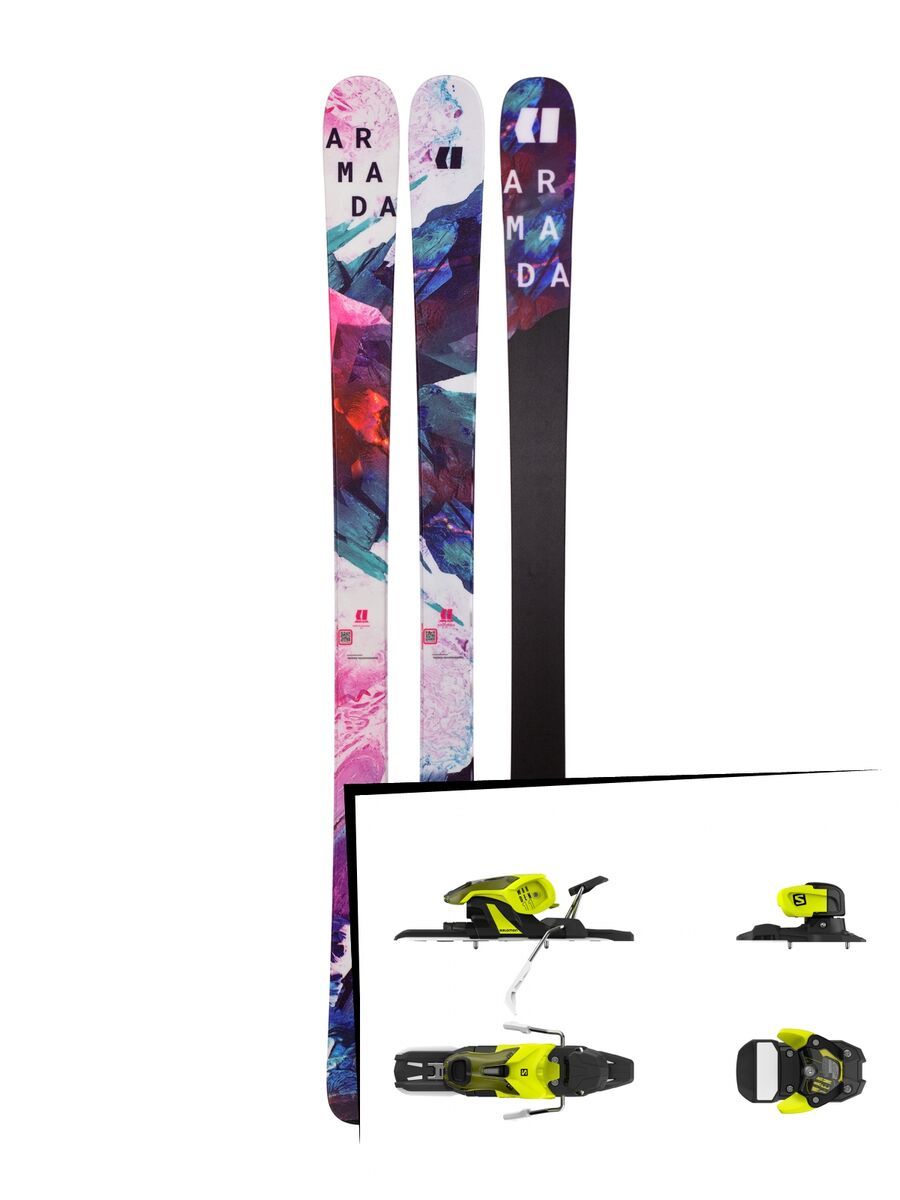 Set: Armada Victa 83 2019 + Salomon Warden 11 yellow/black - Bild 1