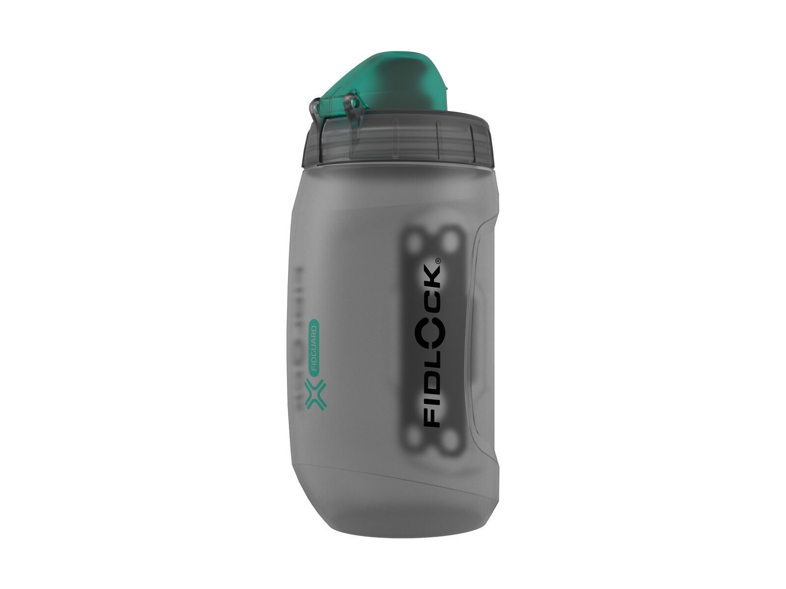 Fidlock Twist Replacement Bottle 450 Antibacterial, transparent black/light green - Bild 2