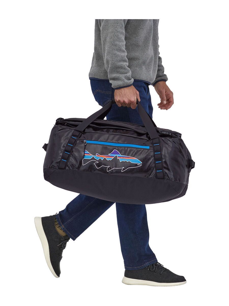 Patagonia Black Hole Duffel 55 L, black w/fitz trout - Bild 2