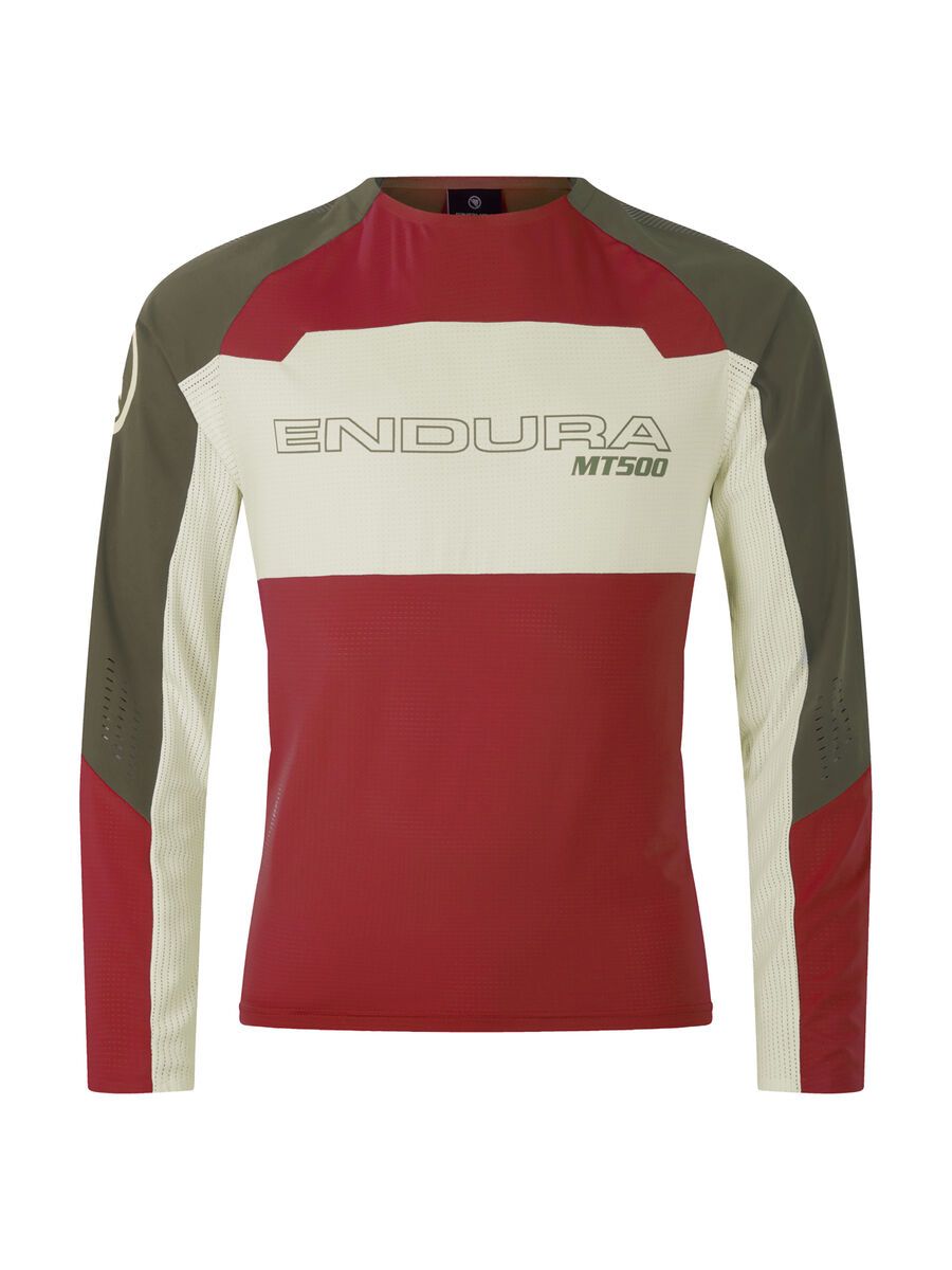 Endura MT500 Burner Lite Trikot (Langarm), ziegelrote - Bild 1