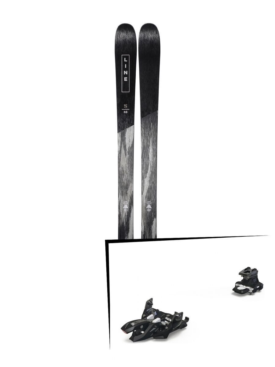 Set: Line Supernatural 86 2019 + Marker Alpinist 9 black/titanium - Bild 1