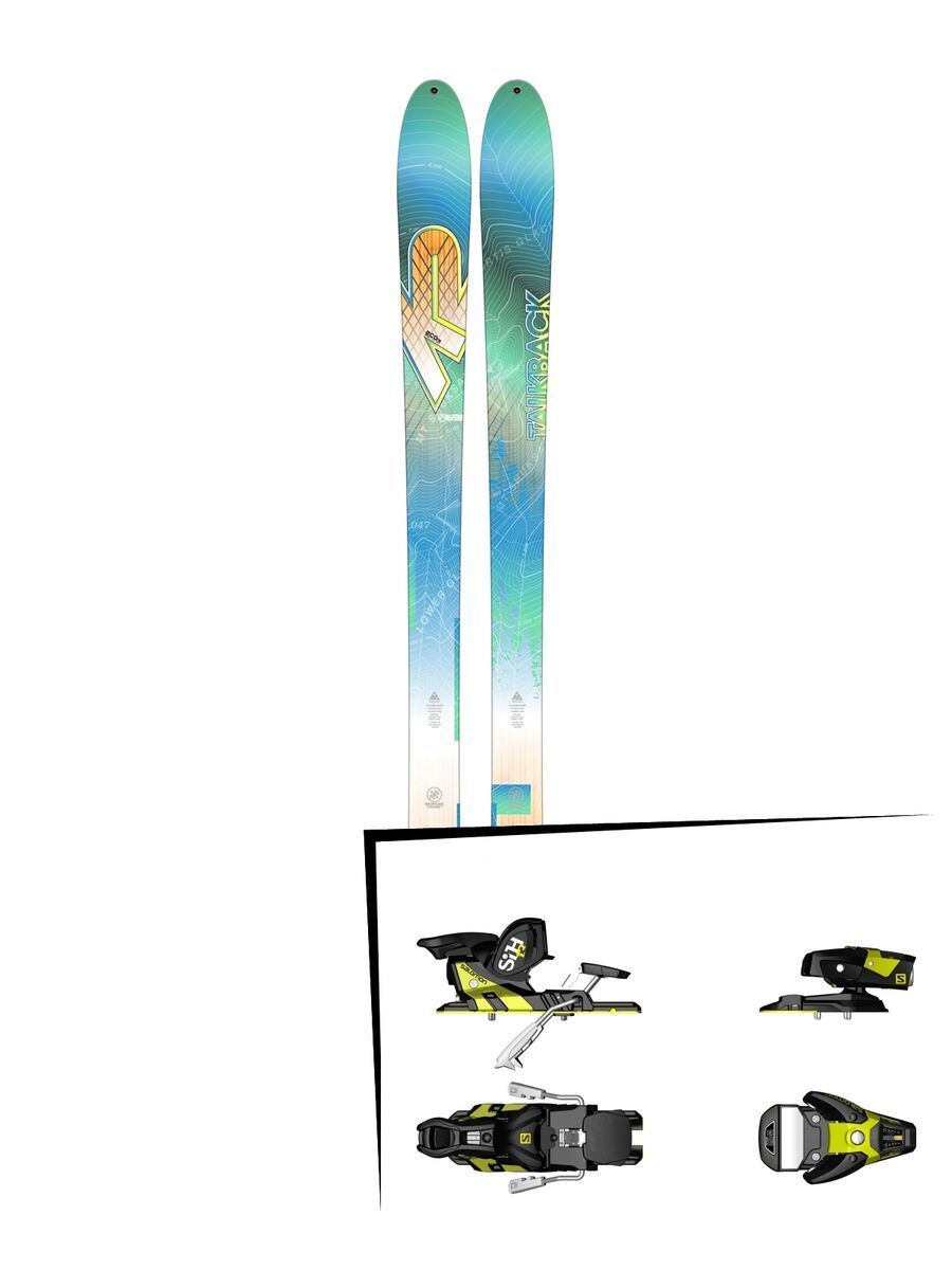 K2 SKI Set: Talkback 82 ECOre 2016 + Salomon STH2 WTR 13 - Bild 1