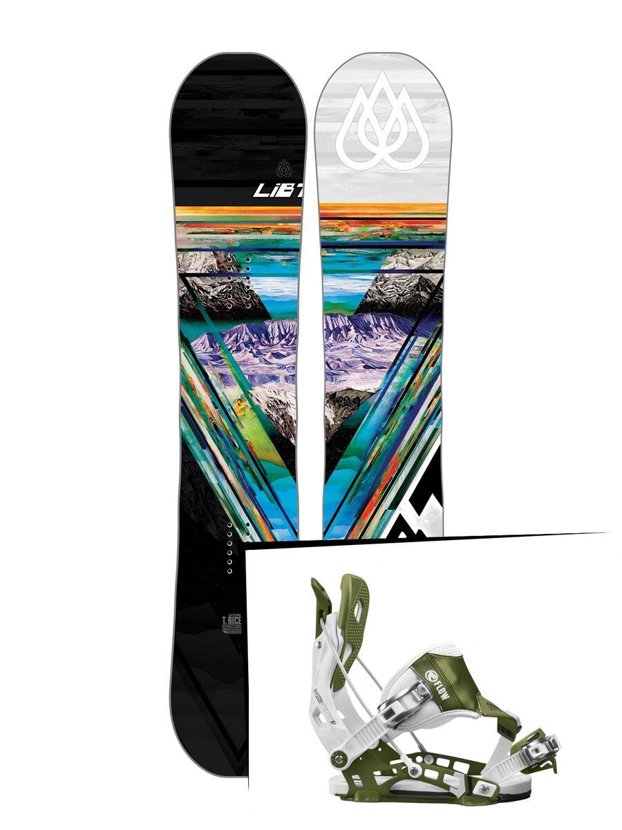Set: Lib Tech T-Rice Pro 2017 + Flow NX2 Hybrid (1718339S) - Bild 1