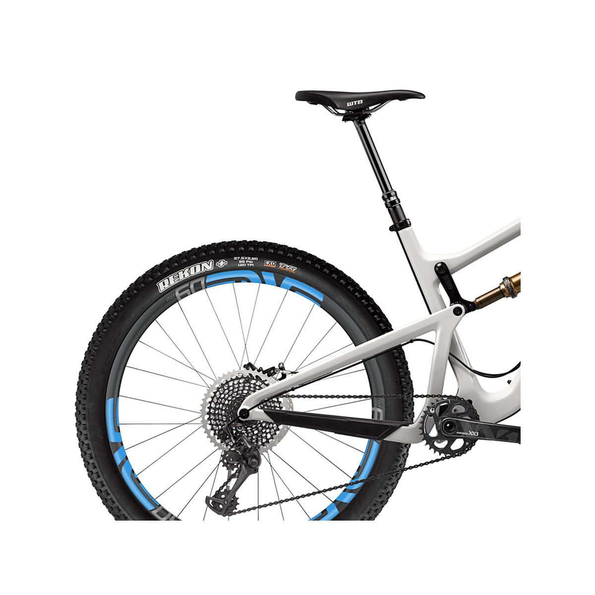 Santa Cruz Hightower CC XX1 ENVE 27.5 Plus, gloss cannery grey and blue - Bild 6