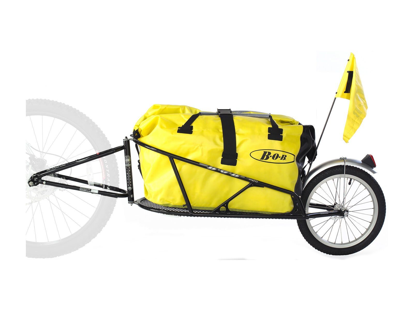 BOB Yak für Santana-Tandems mit Tasche, schwarz - Bild 1