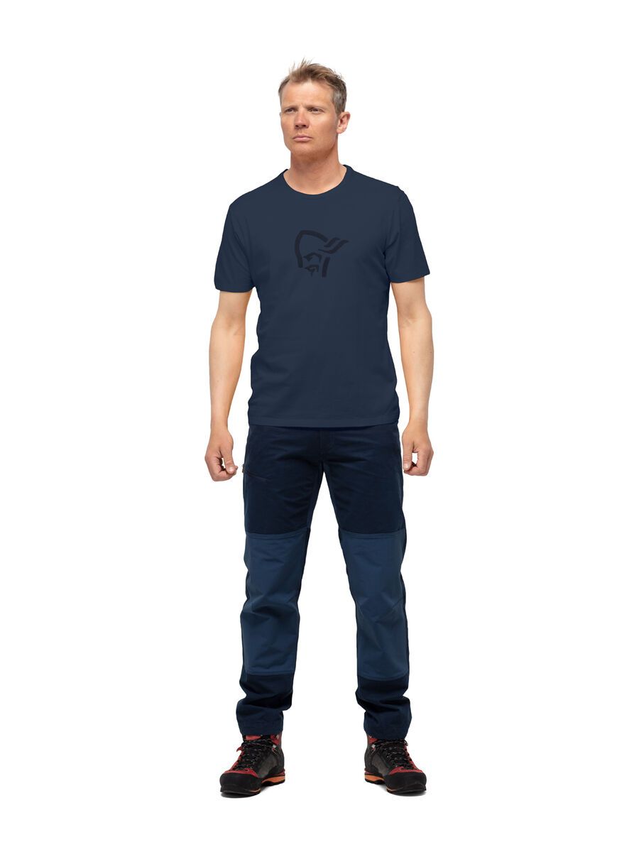 Norrona /29 cotton viking T-Shirt M's, indigo night/sky captain - Bild 3