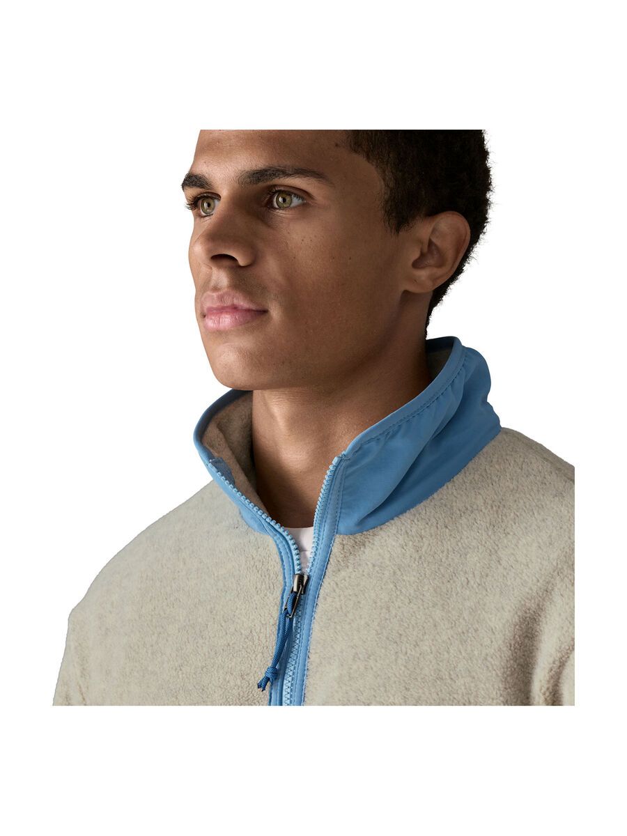 Patagonia Men's Synchilla Jacket, oatmeal heather w/shore blue - Bild 6