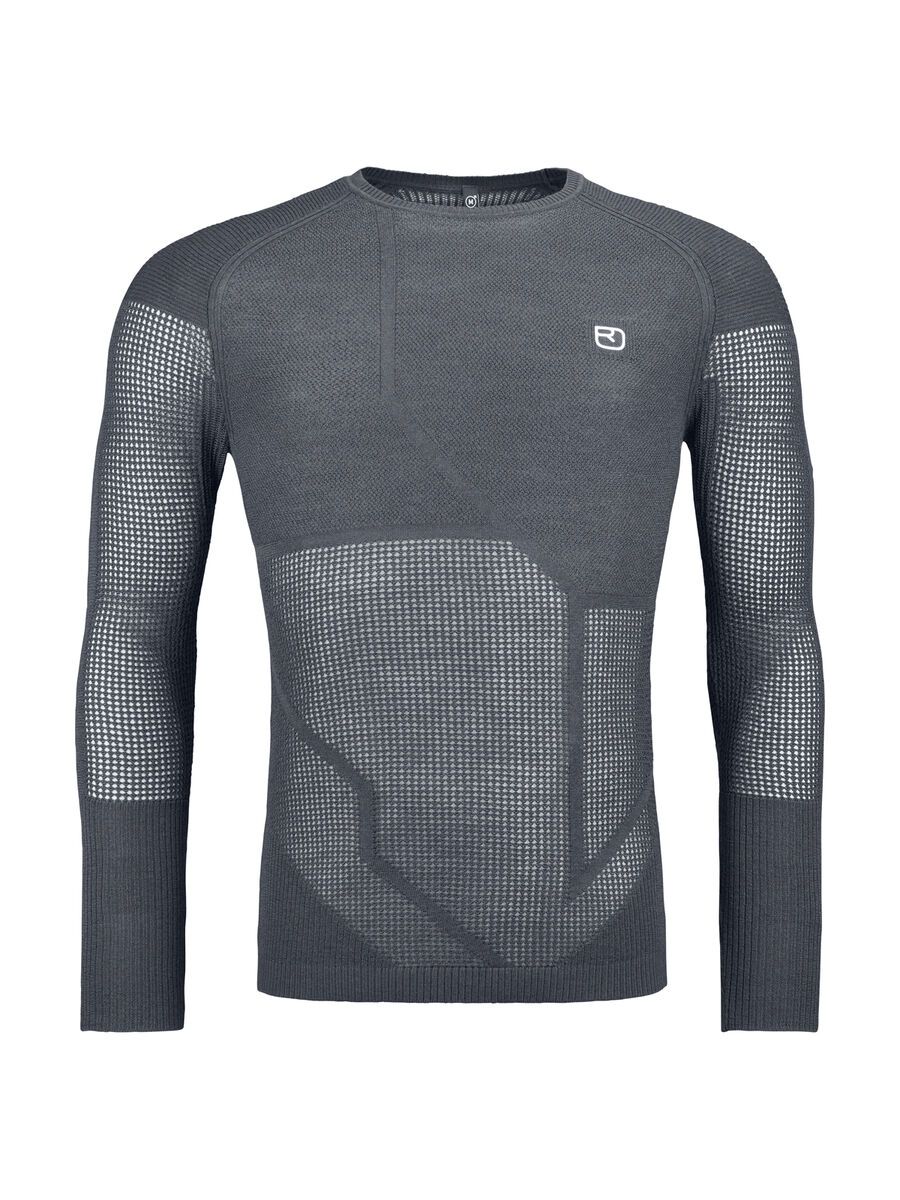 Ortovox Merino Thermovent LS M, dark grey blend - Bild 1