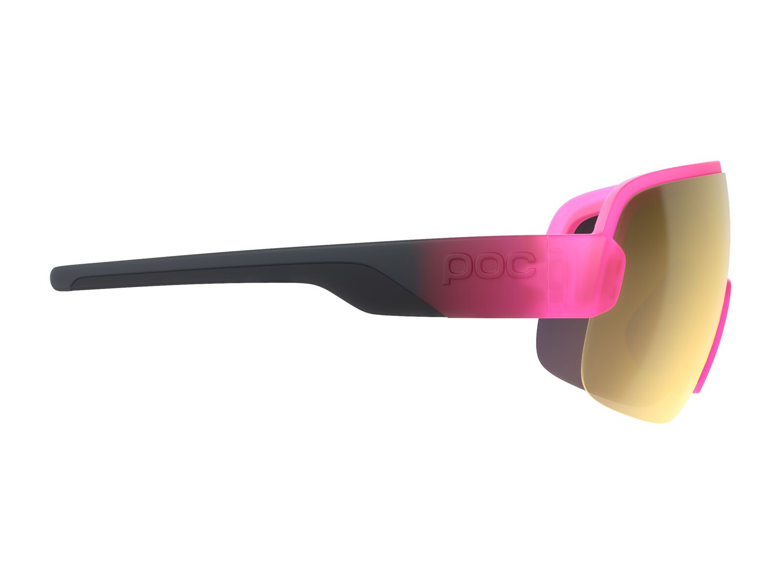 POC Aim, Clarity Road Gold / fluo pink/uranium black transl. - Bild 3