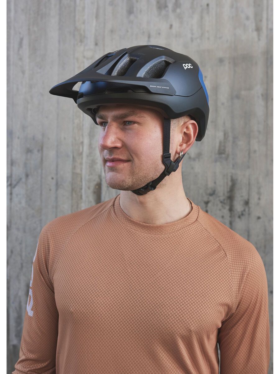 POC Axion, uranium black/opal blue metallic/matt - Bild 5