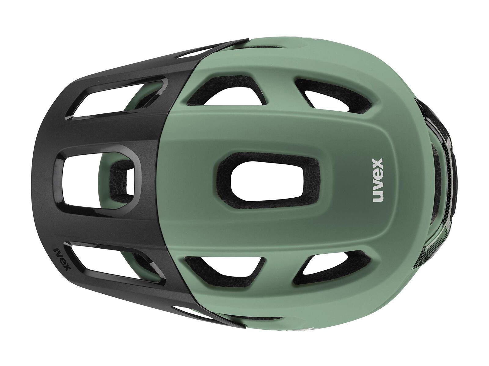 uvex react MIPS, moss green-black matt - Bild 4