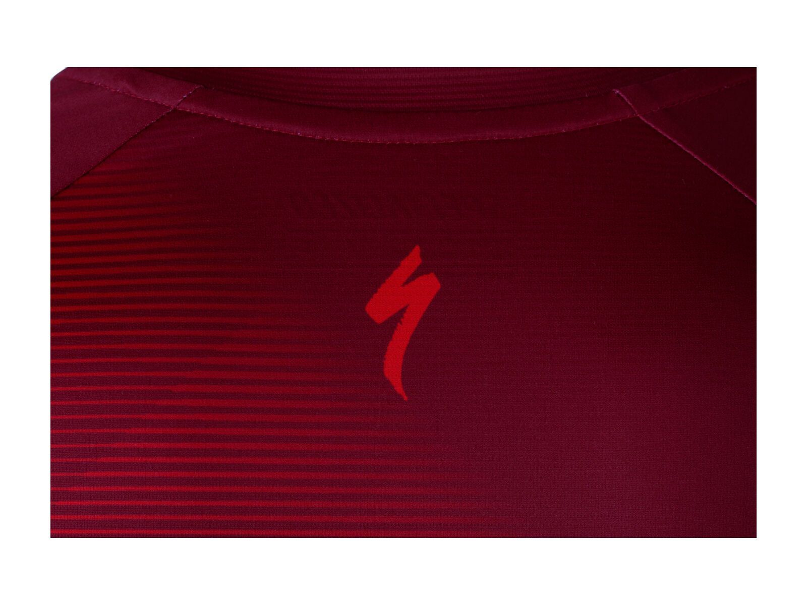 Specialized Enduro Air Shortsleeve Jersey, crimson/rocket red refraction - Bild 7