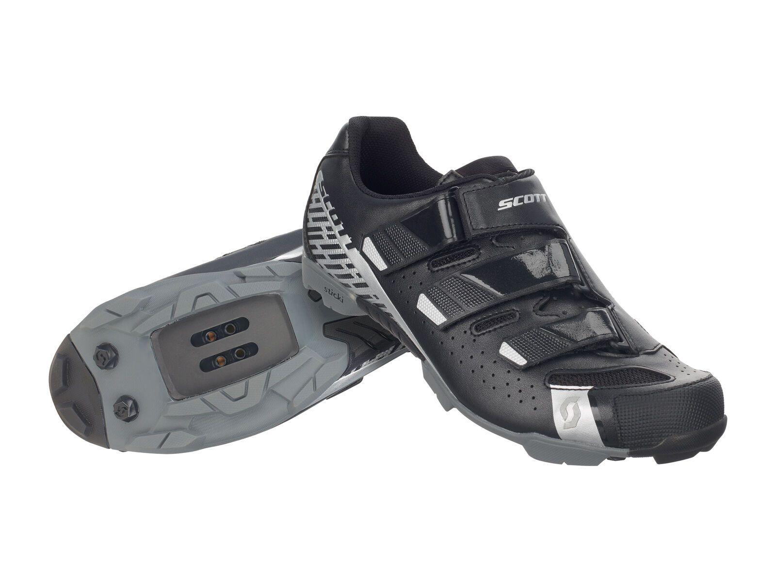 Scott MTB Comp RS Shoe, black/silver - Bild 1