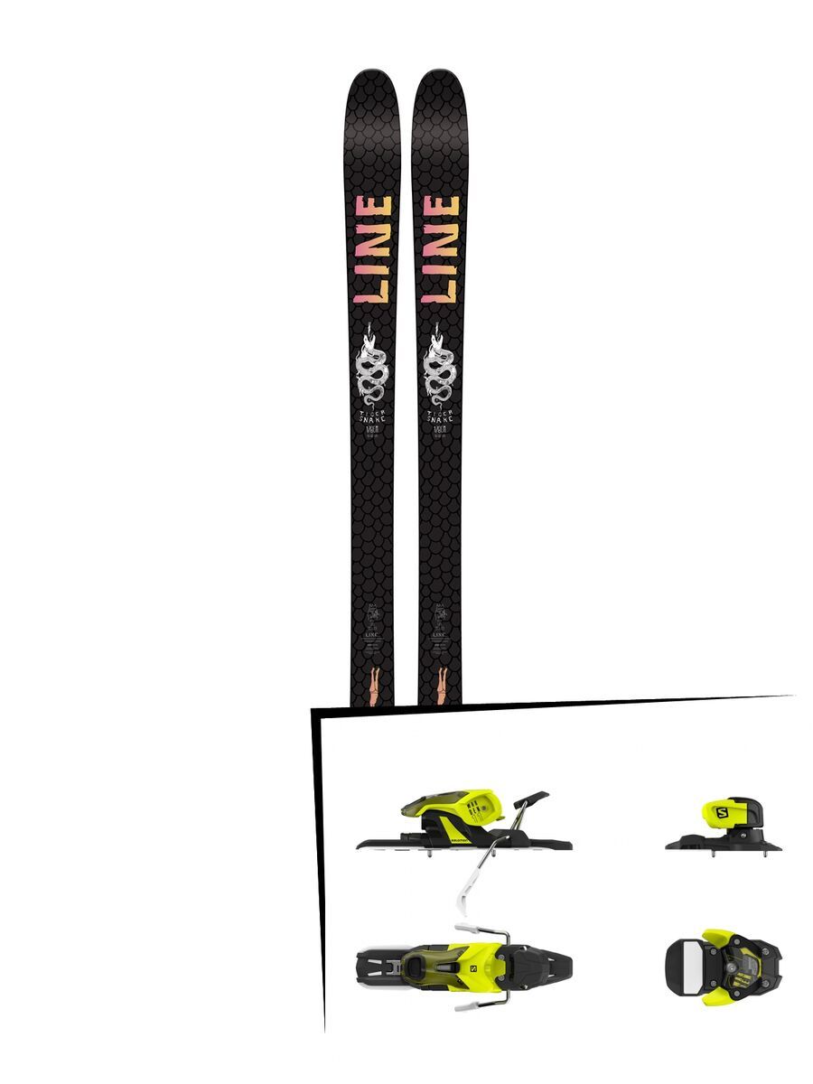 Set: Line Tigersnake 2018 + Salomon Warden 11 yellow/black - Bild 1