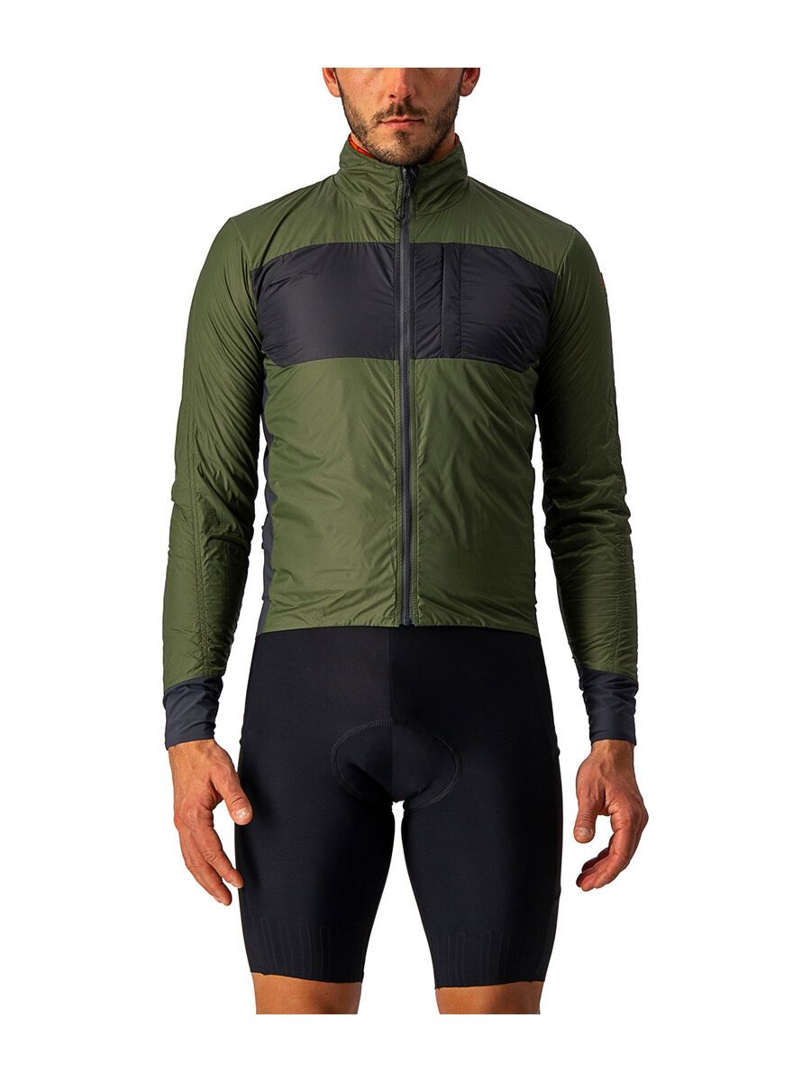 Castelli Unlimited Puffy Jacket, military green/dark gray - Bild 1