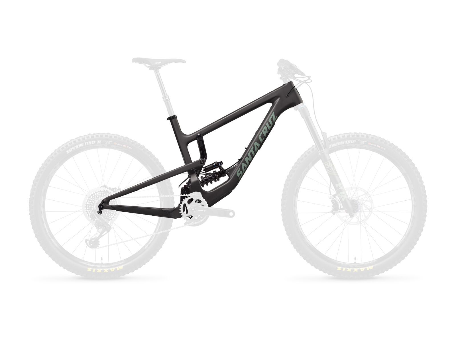 Santa Cruz Nomad CC Frameset Coil, black and olive - Bild 1