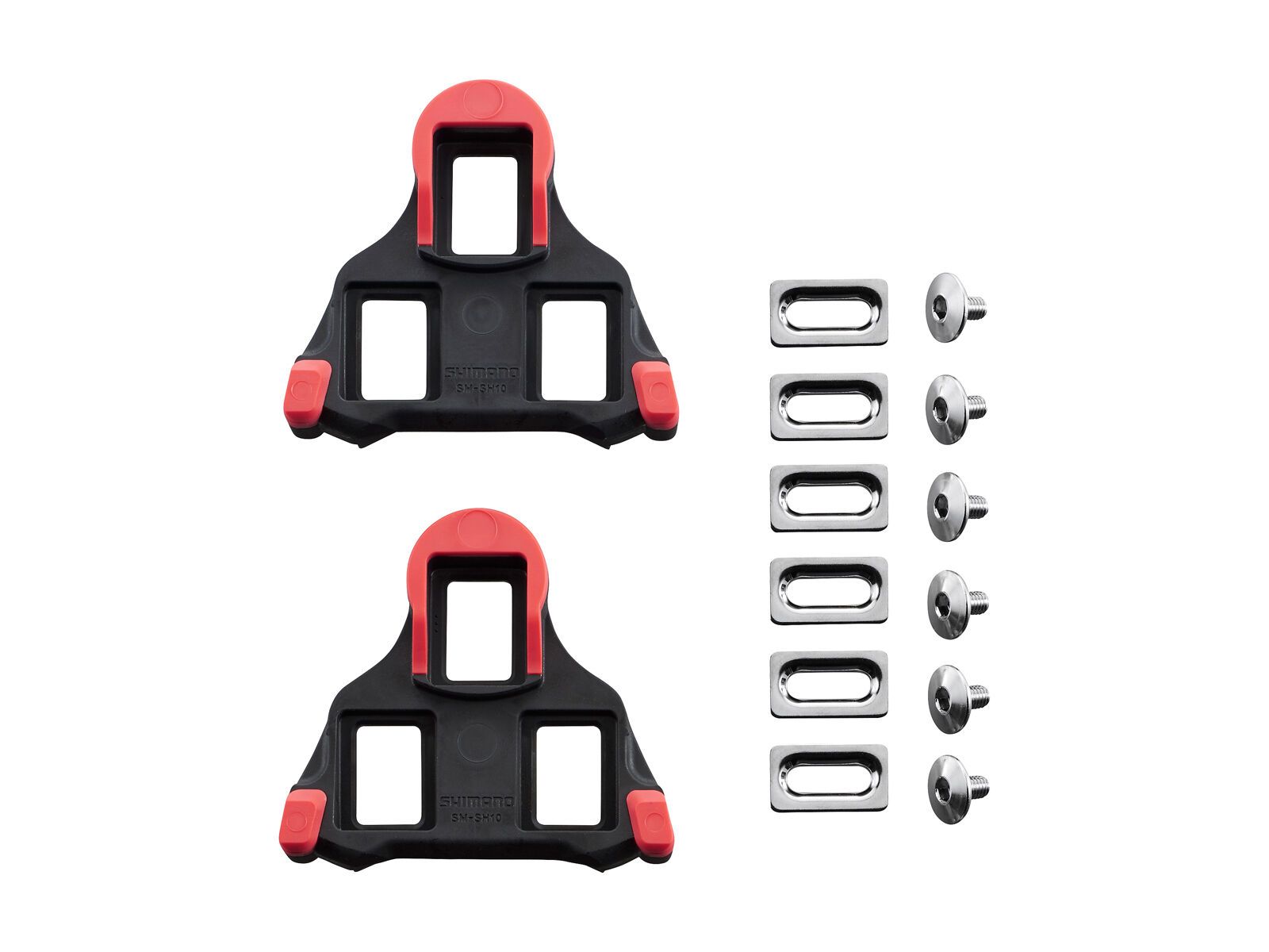 Shimano SM-SH10 SPD-SL Rot ohne Bewegungsfreiheit - Bild 1