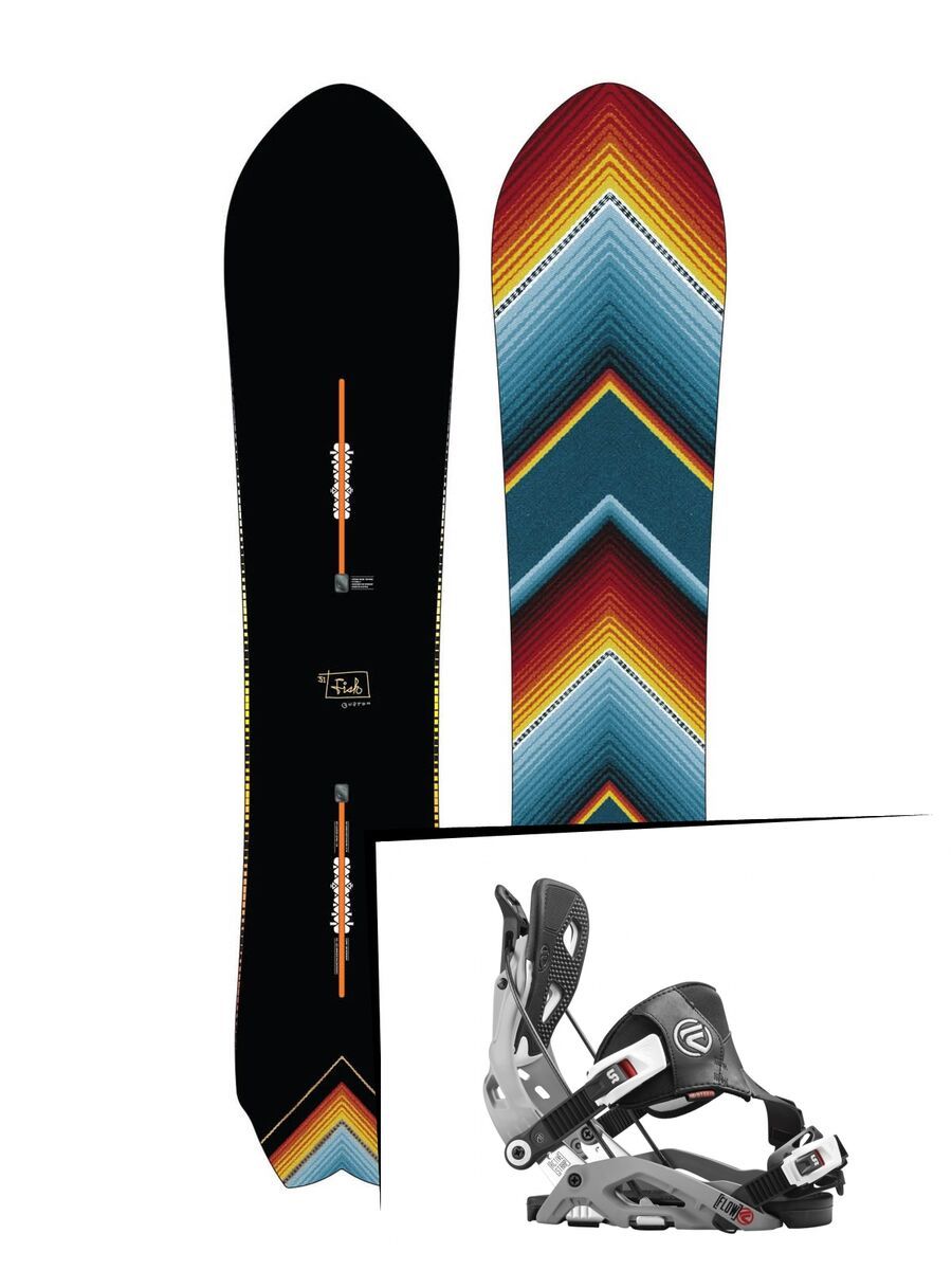 Set: Burton Fish Medium 2015 + Flow Fuse Hybrid (1513151S) - Bild 1