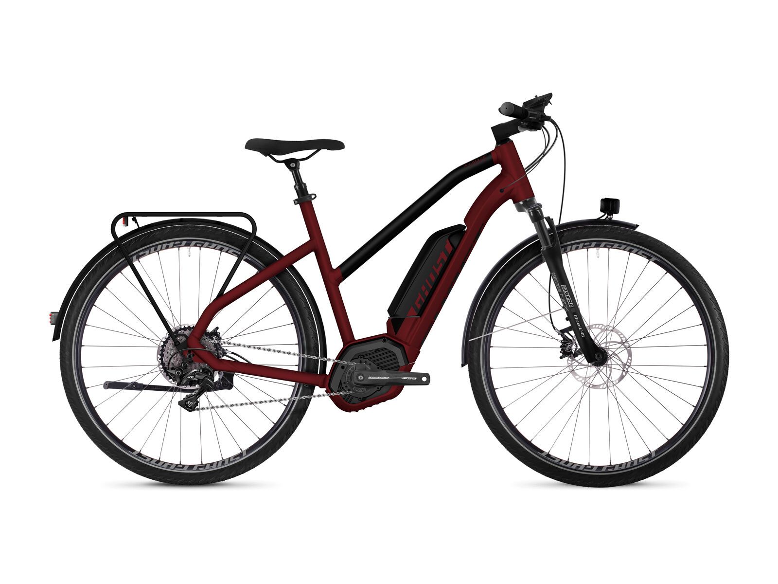 Ghost Hybride Square Trekking B8.8 W AL, classic red/night black - Bild 1